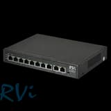 Настольный PoE-коммутатор 8 портов+2 порта uplink RVi-1NS08F-2T