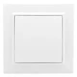 Минск Кнопка нажимная СП, 10А, белый EKF