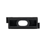 Держатель для труб (клипса) для ручного монтажа d16мм Plast черн. (уп.100шт) EKF derj-z-16s-black