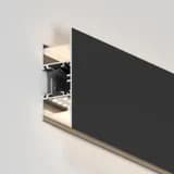 Профиль WALL2575DUAL2000 ANOD BLACK Arlight Алюминий 052332