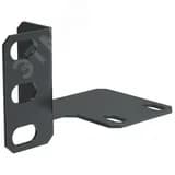 Кронштейн 19" для крепления выключателя ВПК перфорированная дверь черный