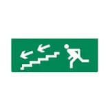 Оповещатель охранно-пожарный световой Рубеж ОПОП 1-8 12В "Бегущий человек+лестница вниз влево"