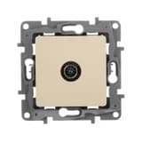 Розетка телевизионная TV СП Etika 2дБ 0-2400МГц с топологией «звезда» механизм сл. кость Leg 672351