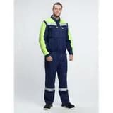 Костюм Сфера-2 СОП CH (тк.Смесовая,210) п/к, т.синий/лимонный,68-70,182-188