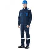 Костюм мужской Барит брюки цв. син.-вас. р.112-116/182-188