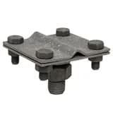 Зажим полоса-прут на штыре HZ EKF