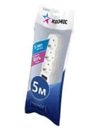 Удлинитель 3х5м с заземл. 16А IP20 ПВС 3х1 с выкл. КОСМОС YKsm5m-3g-Z-V(K)