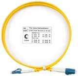 Шнур оптический duplex LC-LC 9/125 SM 1 м LSZH Cabeus FOP(d)-9-LC-LC-1M