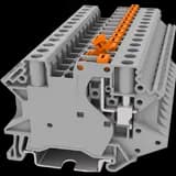 Клемма TU 1-1 с размыкателем, сечение 4 мм. кв., серая