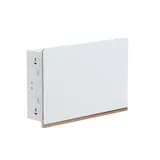 Корпус ArtShell Elegance встраиваемый силовой 22 модуля белое стекло