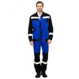 Костюм муж. Гудзон NEW (вас.-черн.) брюки р.104-108/170-176