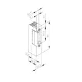 Электромеханическая защелка без планки ST-SL151NO Smartec