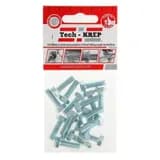 Болт с шестигранной головкой М6х20 DIN 933 класс прочн. 8.8 оцинк. (коробка) (уп.18шт) Tech-Krep/Zitar 102957