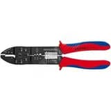 Пресс-клещи для резки и зачистки кабеля, опрессовки наконечников и штекеров, 240 мм, двухкомпонентные рукоятки