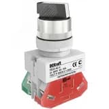 Переключатель AC-2 22мм 2 позиции I-O черная стандартная ручка