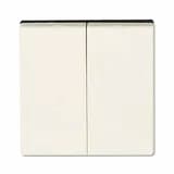 Клавиша 2-я для двухклавишных выключателей без подсветки. Для механизмов- EP405U, EP409U. Серия- Eco Profi. Материал- термопласт. Цвет- слоновая кость. JUNG