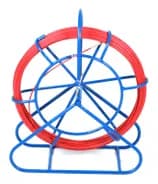 Устройство для протяжки кабеля мини УЗК в металлической кассете с держателем на ножке Hyperline CPS-GP6.0-МС-20M