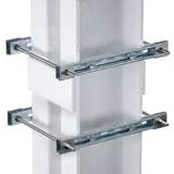 Комплект обжимной монтажных профилей тип 1, обхват конструкции габаритами 250 на 400 мм, для крепления 1 оболочки(ек) одноготипоразмера с видом защиты Ex d, горячеоцинкованный DKC