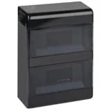 Тусо.Щиток о/п на 18 мод. с 2-мя дв. 225х323х94мм (черный)