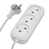 Удлинитель электрический Stekker HM013002 2м 3 гнезда бз 2x075 белый серия Home 39209