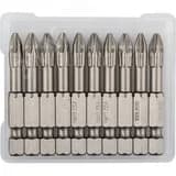 Торсионные кованые биты X-Drive PZ2 50 мм 10 шт