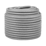 Труба гофр. ПВХ с протяжкой d16 мм (50 м) серая EKF-Plast