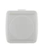 Розетка 1-м ОП Nata 16А IP20 с заземл. с защ. крышкой керамика бел. LEZARD 710-0200-123