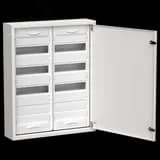 TITAN 5 Корпус металлический ЩРн-96 (2х48) 710х570х140мм IP31 белый (одна дверь) IEK