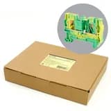 Зажим пружинный 2проводной проходной ЗНИ 4 JXB PT 4 желтыйзеленый LD572140 49258