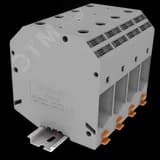 Клемма TU 1-1 винтовая, сечение 150 мм. кв., серая