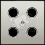 Крышка для SAT-TV-розетки благородная сталь JUNG