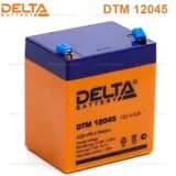 Аккумулятор герметичный свинцово-кислотный 4,5 Ah 12 В DTM 12045 DELTA