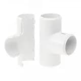 Тройник разборный белый д20мм