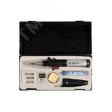 Горелка газовая, паяльник, с комплектом сменных насадок