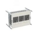 Базовый комплект для вертикальной установки АВ SE Compact NSX (250A, выкат./выкат.+мот.прив.), без секционирования, Ш=600мм, внутре DKC