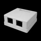 Компьютерная розетка Suprlan 8P8C (RJ-45), UTP, 6, 2 порта (DIY)