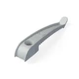 Держатель круглого кабеля односторонний для прямого монтажа на 8 мест серый (20шт/240шт уп/кор) Промрукав