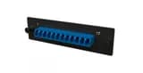 Панель для FO-19BX с 12 LC адаптерами Hyperline FO-FPM-W120H32-12LC-BL