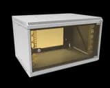 Шкаф телекоммуникационный настенный разборный МИКсистем 19" Lite 6U 600*450  дверь стекло
