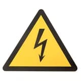 Знак "Молния" 100х100х100мм EKF an-1-01