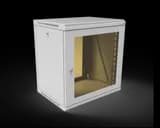 Шкаф телекоммуникационный настенный разборный МИКсистем 19" Keys 12U 600*450 дверь стекло