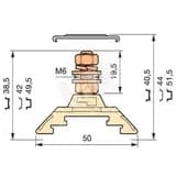 Клемма 1 шпилька HD35/16.F6.19.1