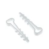 Дюбель-хомут (6х14 мм) для плоского кабеля белый (50 шт.) EKF PROxima (plc-cd-6x14w)