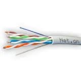 LAN Кабель Net.on UTP 5e 4x2xAWG24 CCA PVC In. 100м, Бухта(100м) (01-0330)