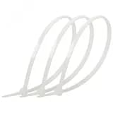 Стяжка кабельная нейлоновая (хомут) 2.5 х 100 мм белая 100 шт/уп Simple NO-224-186