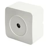 Розетка TV открытой установки 1местная STEKKER 75 Ом 5862МГц серия София белый MST001001 49299