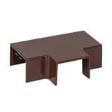 Угол T-образный (25х16) (4 шт) темное дерево EKF-Plast