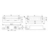 Извещатель магнитоконтактный ST-DM121NC-BR Smartec