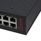 Промышленный управляемый 12 портовый (8 PoE) коммутатор L2+ KA-ACIP-8GE-4GS АМАДОН