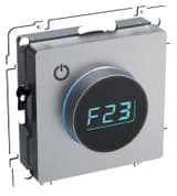 Термостат электронный с индик. BRITE СП IP20 ТС10-1-БрС механизм сталь IEK BR-RT11-K46